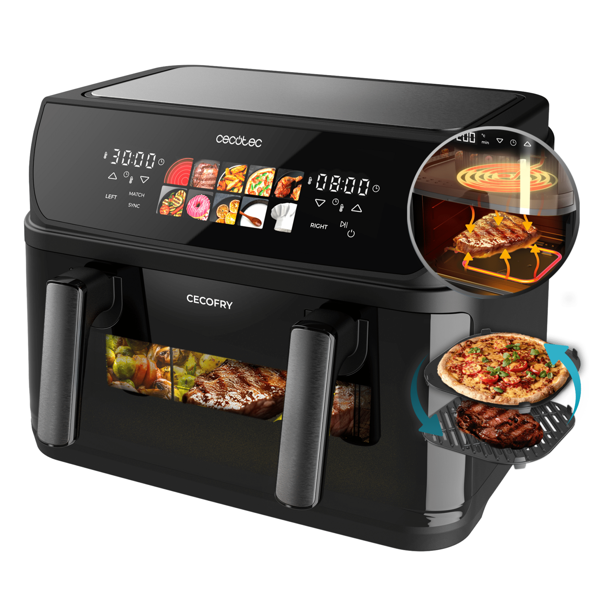 Cecofry&Grill Duoheat 10000