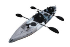 2026 Kayak de pesca tándem BKC TK181 de 3,9 m para 2 personas con asientos acolchados y remos