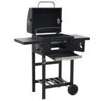 Horno Para Pizza Y Barbacoa Al Aire Libre 3 En 1 Negro Vidaxl