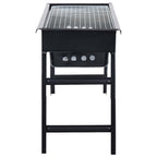 Barbacoa Portátil Para Camping De Acero 60x22,5x33 Cm Vidaxl