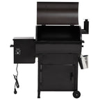 Barbacoa De Pellets Con Chimenea Hierro Negro 104 Cm Vidaxl