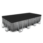 Piscina Desmontable Tubular Bestway Power Steel Ratán 549x274x122 Cm Con Depuradora Cartucho 5.678 L/h Con Cobertor Y Escalera