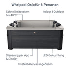 2026 Spa Whirlpool Oslo con iluminación LED