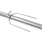 Barbacoa Grill Automática Motor Acero Inoxidable 207x45x81 Cm Vidaxl