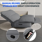 FLEXISPOT XC6 Sillón Relax, Sófa Giratorio con Función Balancín, Sillon TV con Respaldo Ajustable, Silla Reclinable para Dormitorio, Salón y Cine en Casa (Beige)