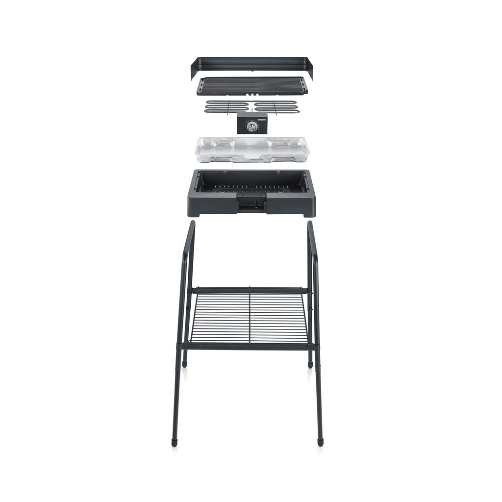 Barbacoa Con Patas Con Parrilla Acanalada 2200 W Pg 8568 Severin