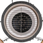 Kamado Barbacoa Parrilla Quemador Cerámica 44 Cm Vidaxl