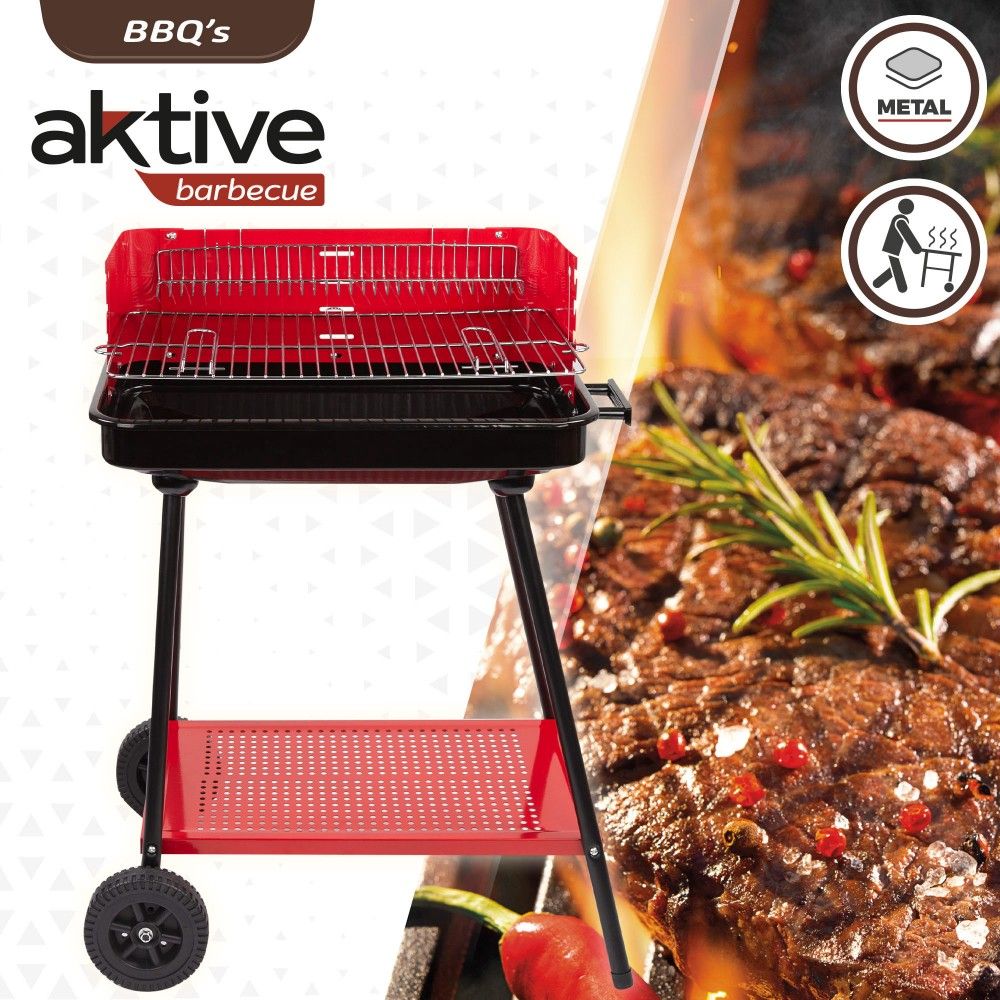 Barbacoa De Carbón Para 6 Personas Aktive