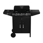 Barbacoa A Gas  "festa 4" - 4 Quemadores (1 Lateral) - 10.5kw - Negro