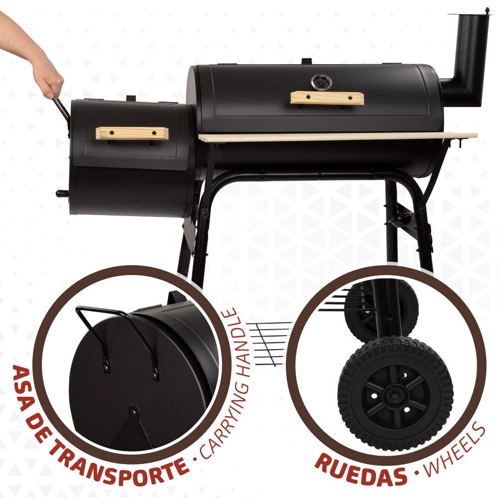 Barbacoa De Carbón Y Ahumador Aktive