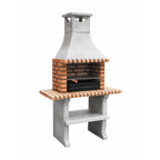 Barbacoa Nápoles Xl Con 2 Mini Bancadas Movelar Con Brasero