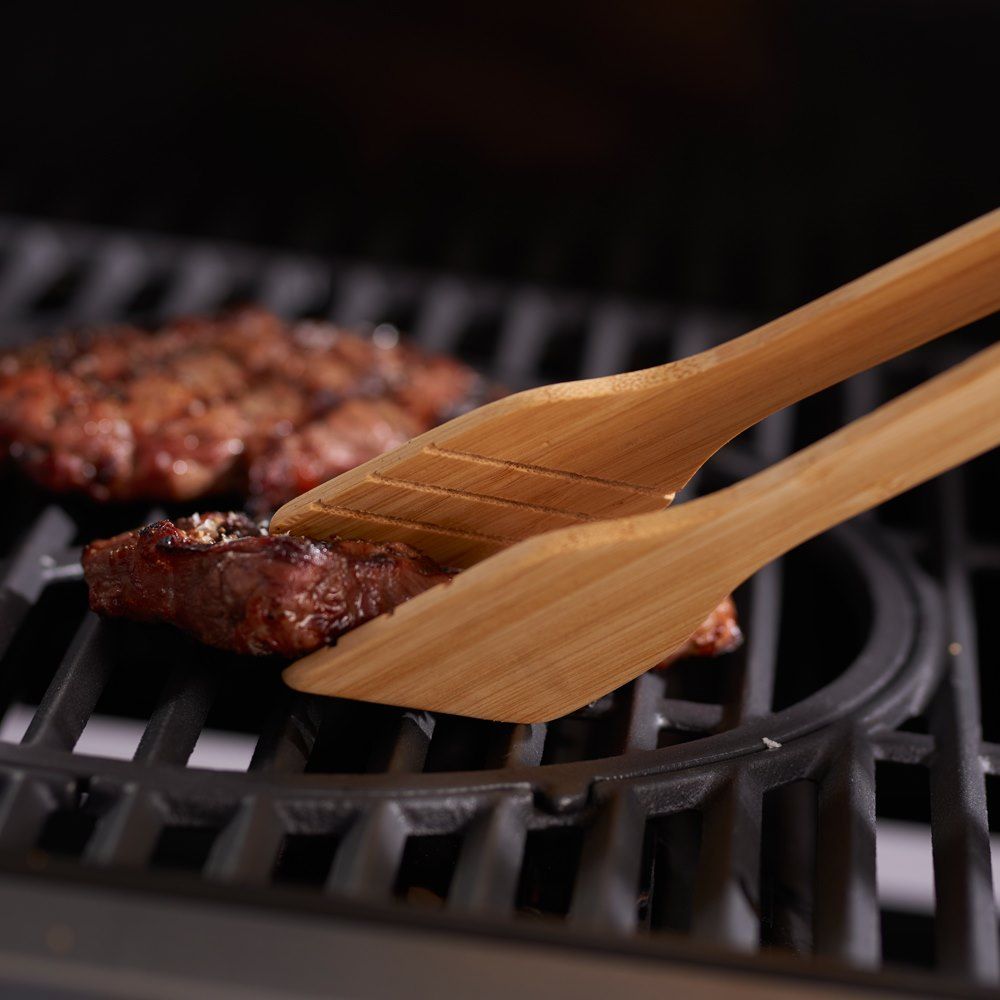 Pinzas Barbacoa 38,5 Cm Bambú