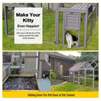aivituvin Recinto Exterior para Gatos – Gran Área de Juego para Gatos