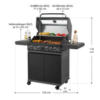 2026 Barbacoa de gas Savannah