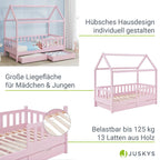 2026 Cama infantil Marli 90 x 200 cm con cajones de almacenamiento